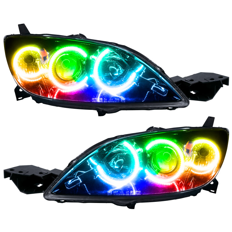 Oracle 04-09 Mazda 3 SMD HL - 4DR - Halogen Style - ColorSHIFT