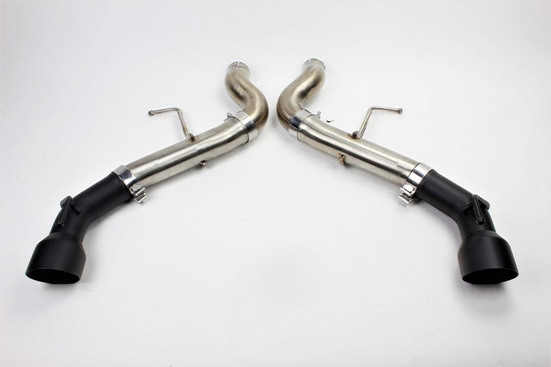 Mishimoto 2016+ Chevrolet Camaro SS Dual-Tip Race Axle-Back Exhaust w/ Black Tips  (CLOSEOUT)