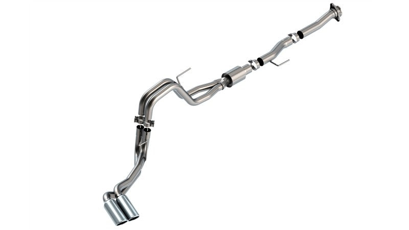 Borla F-150 2021 5.0L 2dr RC SB (122.8 WB) XL/XLT 3/2.25 DSE Cat-Back ATAK Chrome Tips