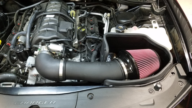 JLT 11-19 Dodge Charger 5.7L (w/o Shaker Hood) S2 Black Tex CAI Kit w/Red Filter (15-19 CARB Exempt)