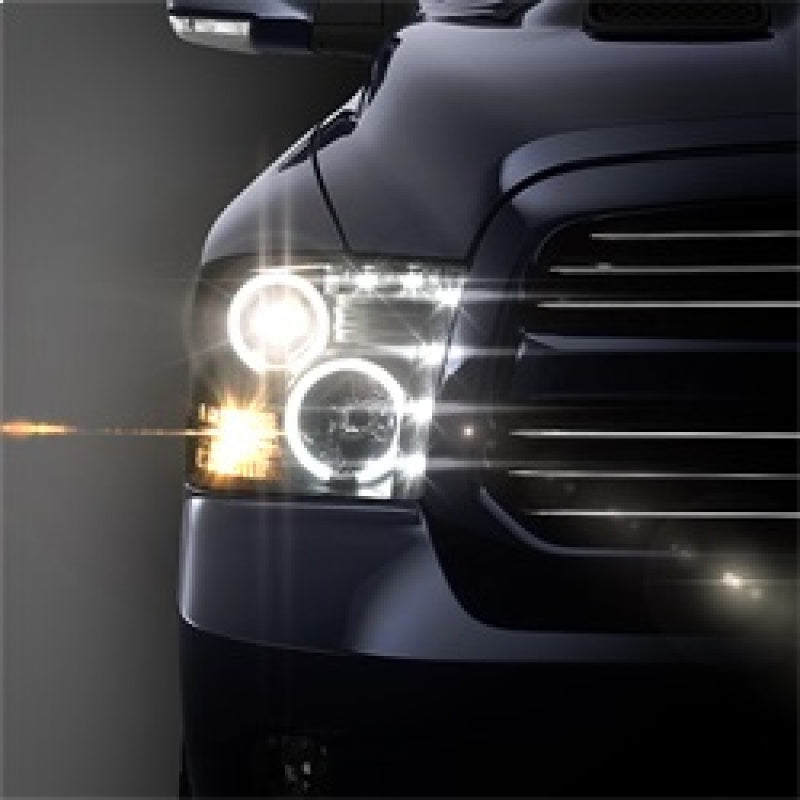 Spyder Dodge Ram 1500 09-14 Projector Headlights Halogen- CCFL Halo LED - Blk PRO-YD-DR09-CCFL-BK  (CLOSE OUT)