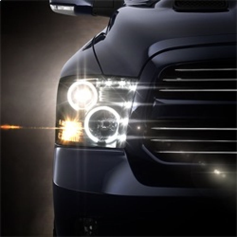 Spyder Dodge Ram 1500 09-14 Projector Headlights Halogen- CCFL Halo LED - Blk PRO-YD-DR09-CCFL-BK  (CLOSE OUT)