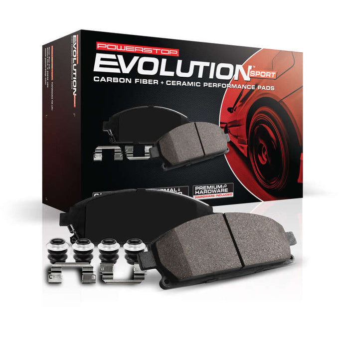 Power Stop 2013 Infiniti EX37 Rear Z23 Evolution Sport Brake Pads w/Hardware