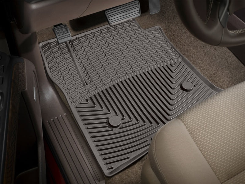 WeatherTech 2002+ Mercedes-Benz G-Class (W463) Front Rubber Mats - Cocoa