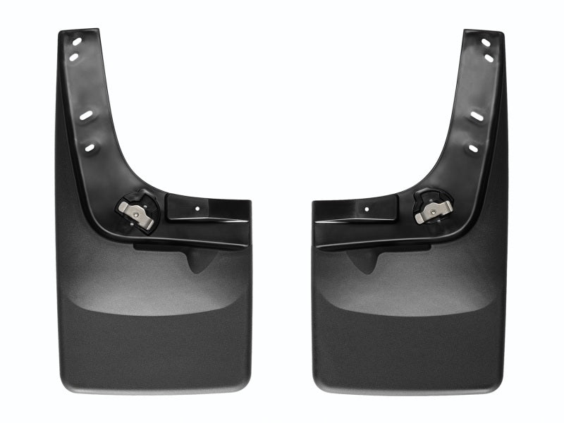 WeatherTech 06+ Dodge Ram Dually No Drill Mudflaps - Black