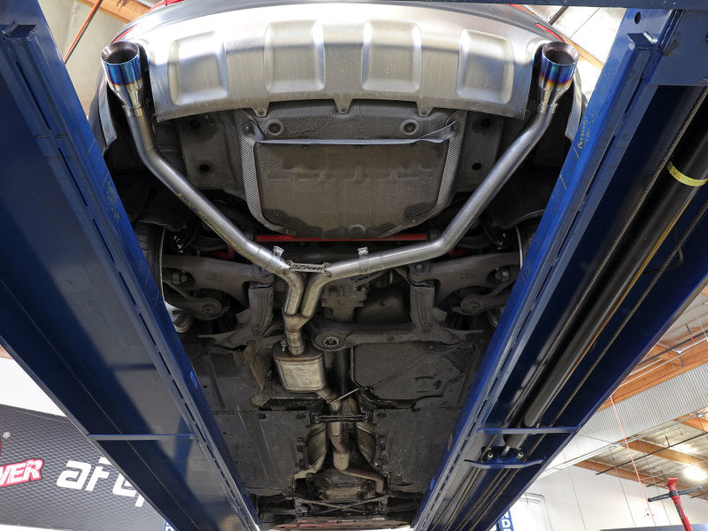 aFe MACH Force-Xp 13-16 Audi Allroad L4 SS Axle-Back Exhaust w/ Polished Tips