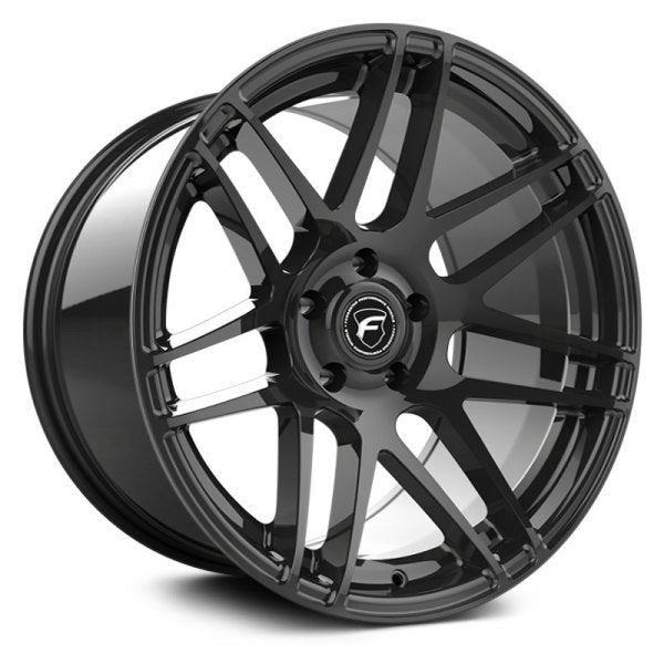 Forgestar F14 17x9 / 5x120 BP / ET35 / 6.4in BS Gloss Black Wheel