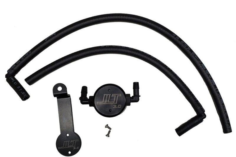 JLT 05-20 Toyota 4Runner 4.0L Driver Side Oil Separator 3.0 - Black Anodized