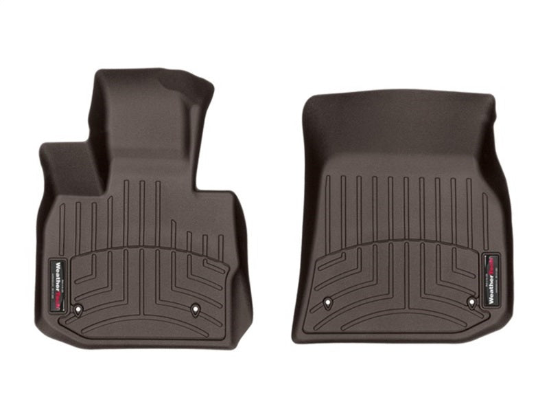 WeatherTech 2018+ BMW X3 Front FloorLiners - Cocoa