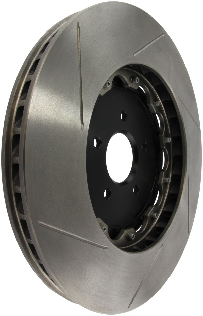 StopTech 05-14 Ford Mustang GT w/ Brembo AeroRotor Direct Replacement 2pcs Slotted Left Front Rotor (CLOSE OUT)