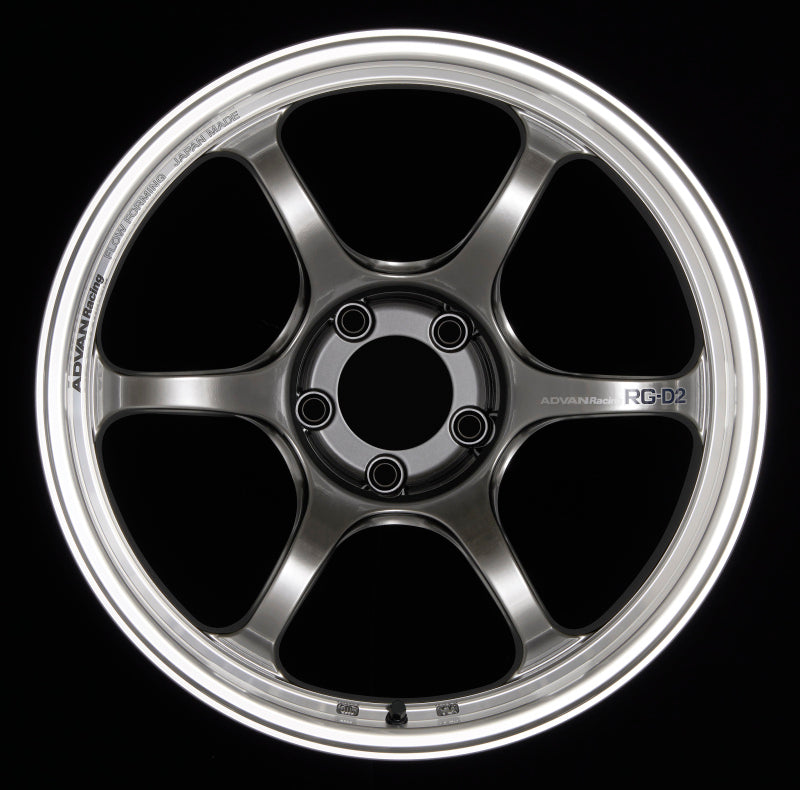 Advan RG-D2 18x10.5 +35 5x120 Machining and Racing Hyper Black Wheel