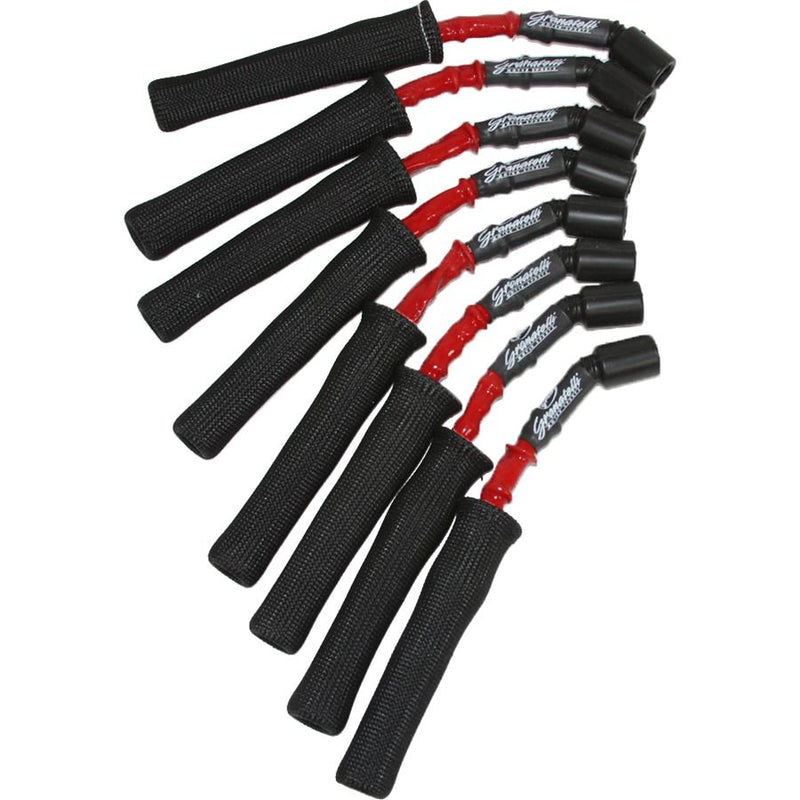 Granatelli Motor Sports 28-1545-HTRB - Granatelli Motor Sports GM LTx High Performance Plug Wire Sets (RED)