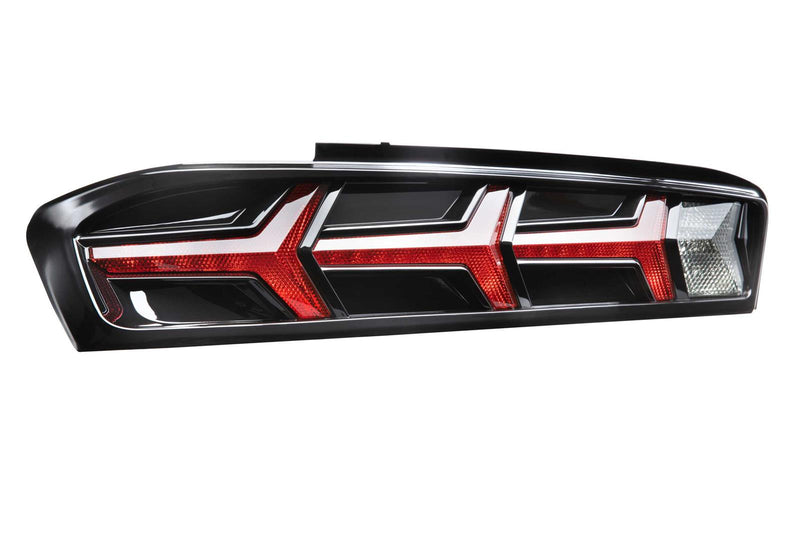 2016-2018 Camaro Morimoto XB LED Aventador Style Tail Lights Clear Lens Black Housing Pair