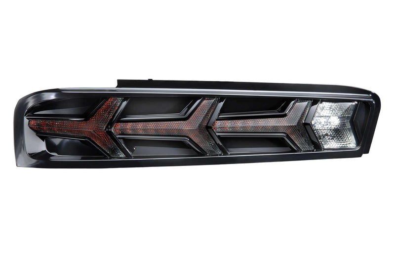 2016-2018 Camaro Morimoto XB LED Aventador Style Tail Lights Clear Lens Black Housing Pair