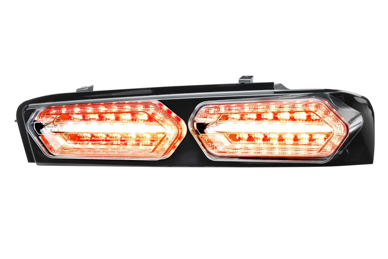 2016-2018 Camaro Morimoto XB LED Tail Lights Clear Lens Black Housing Pair
