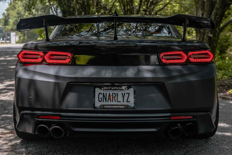 2016-2018 Camaro Morimoto XB LED Tail Lights Clear Lens Black Housing Pair