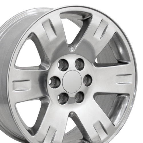 20" Replica Wheel CV81 Fits GMC Yukon Rim 20x8.5 Polished Wheel