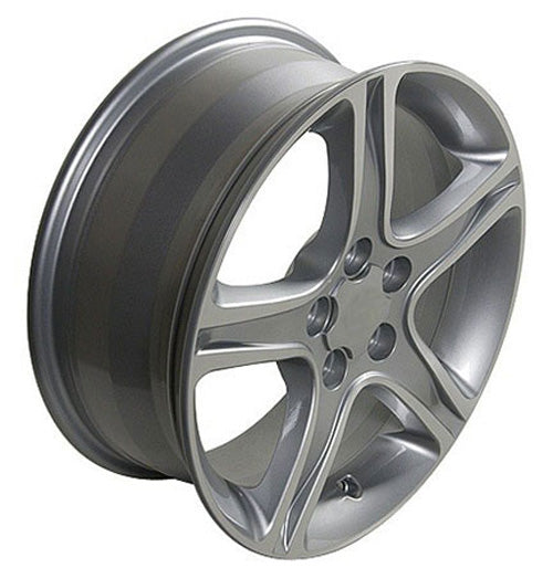 17" Replica Wheel LX01 Fits Lexus IS Rim 17x7 Silver Wheel