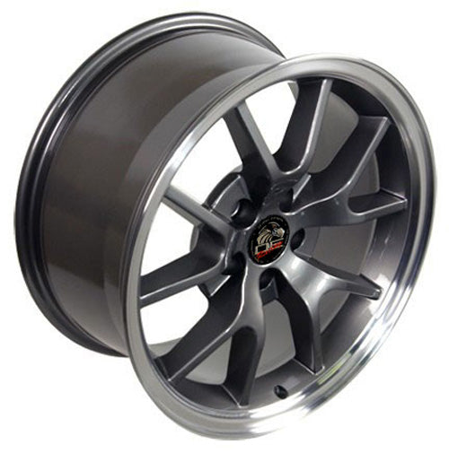 18" Replica Wheel FR05 Fits Ford Mustang FR500 Rim 18x9 Gunmetal Wheel