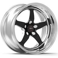 Weld S71 18x9 / 5x120mm BP / 6.1in. BS Black Wheel (High Pad) - Non-Beadlock