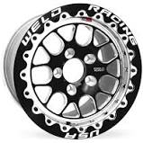 Weld S77 17x10 / 5x120mm BP / 7.2in. BS Black Wheel (High Pad) - Black Single Beadlock MT