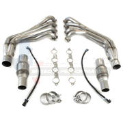 Texas Speed and Performance 2010+ Camaro SS & ZL1 Long Tube Header Package, Stainless Steel 2.00" Long Tube Headers with Catted Connection Pipes, Includes Gaskets
