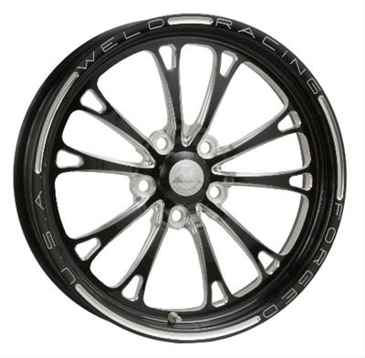 Weld V-Series 15x12 / 5x4.75 BP / 4in. BS Polished Wheel - Polished Double Beadlock MT