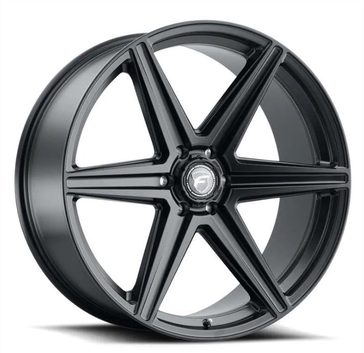 Forgestar X6 24x10 / 6x139.7 BP / ET25 / 6.5in BS Satin Black Wheel